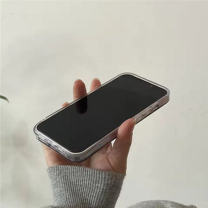 Funda Transparente con Cuadrados de Color